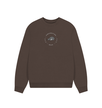 Chocolate Koala Bear Oversized Loungewear Sweater