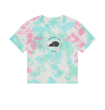 Pastel Tie Dye Printed T-shirt Front