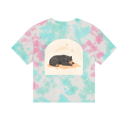 Moon Bear Time to Doze off on a Boxy Tee
