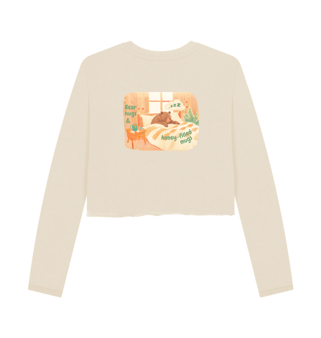 Oat Printed Boxy Jumpers Back