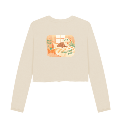Oat Printed Boxy Jumpers Back