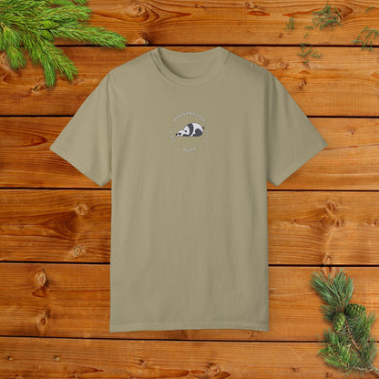 Unisex Garment-Dyed T-Shirt - Chill Bear & Panda Design | Perfect for Nature Lovers