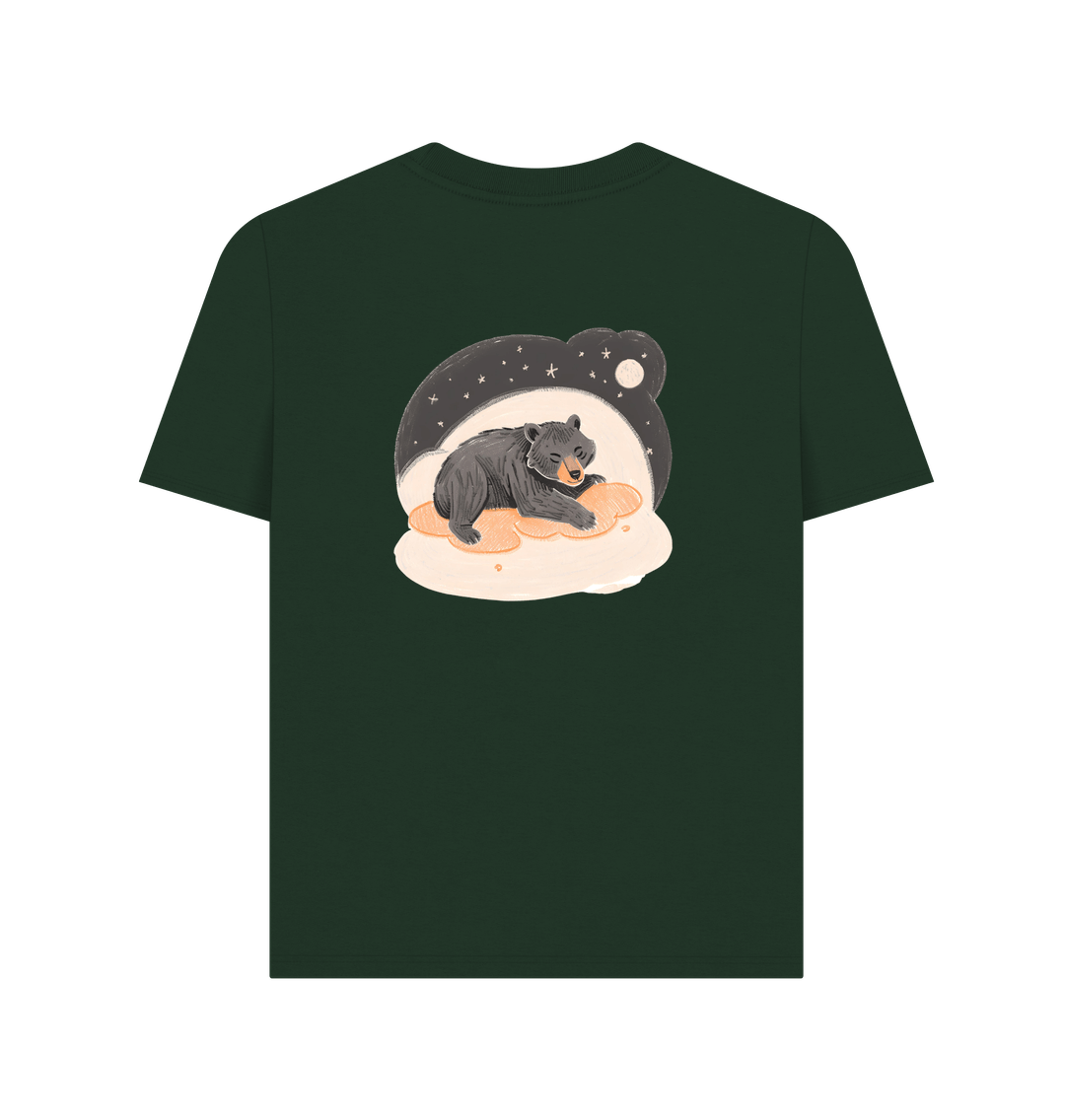 Moon Bear snoozin' away Plain Tee