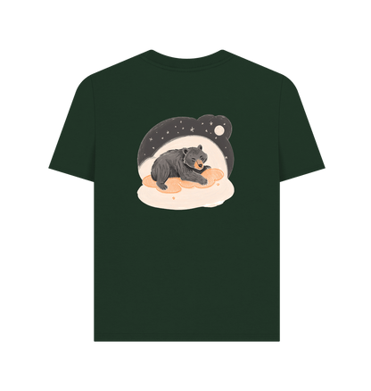 Moon Bear snoozin' away Plain Tee