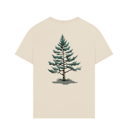 Black Bear and Lonely Pine on an Oversized Tee