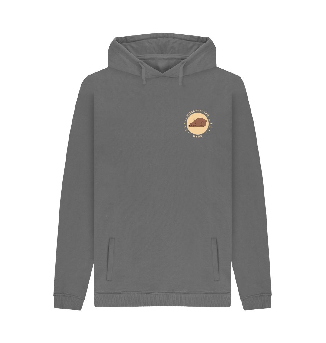 Slate Grey Grizzly Pullover Hoodie