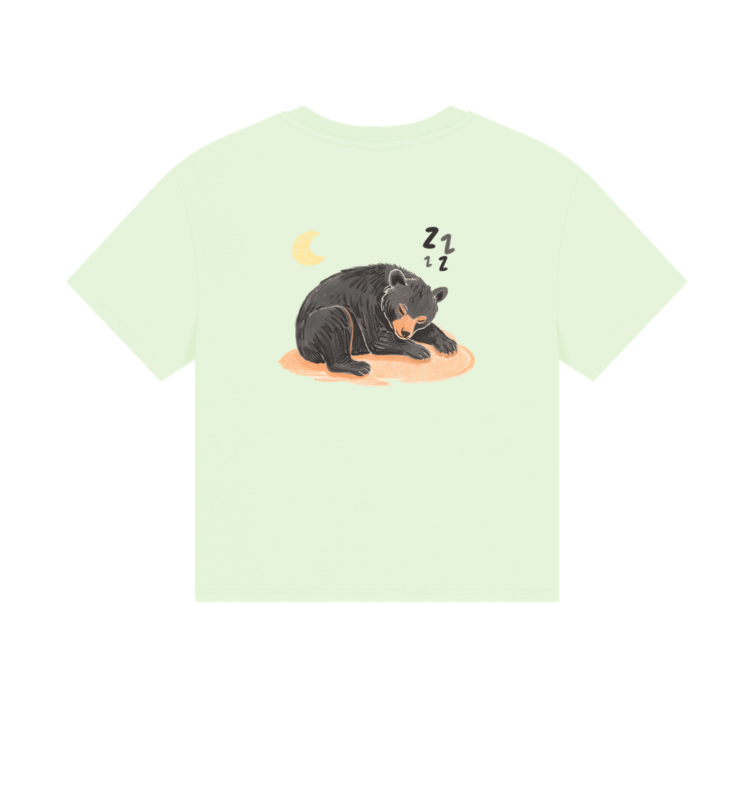 Moon Bear Takin' a Nap Boxy Tee