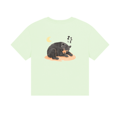 Moon Bear Takin' a Nap Boxy Tee