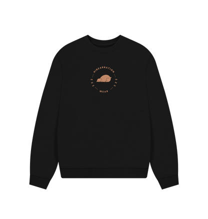 Black Grizzly Bear Loungewear Sweater