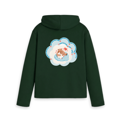 Evergreen Printed Hoody Back