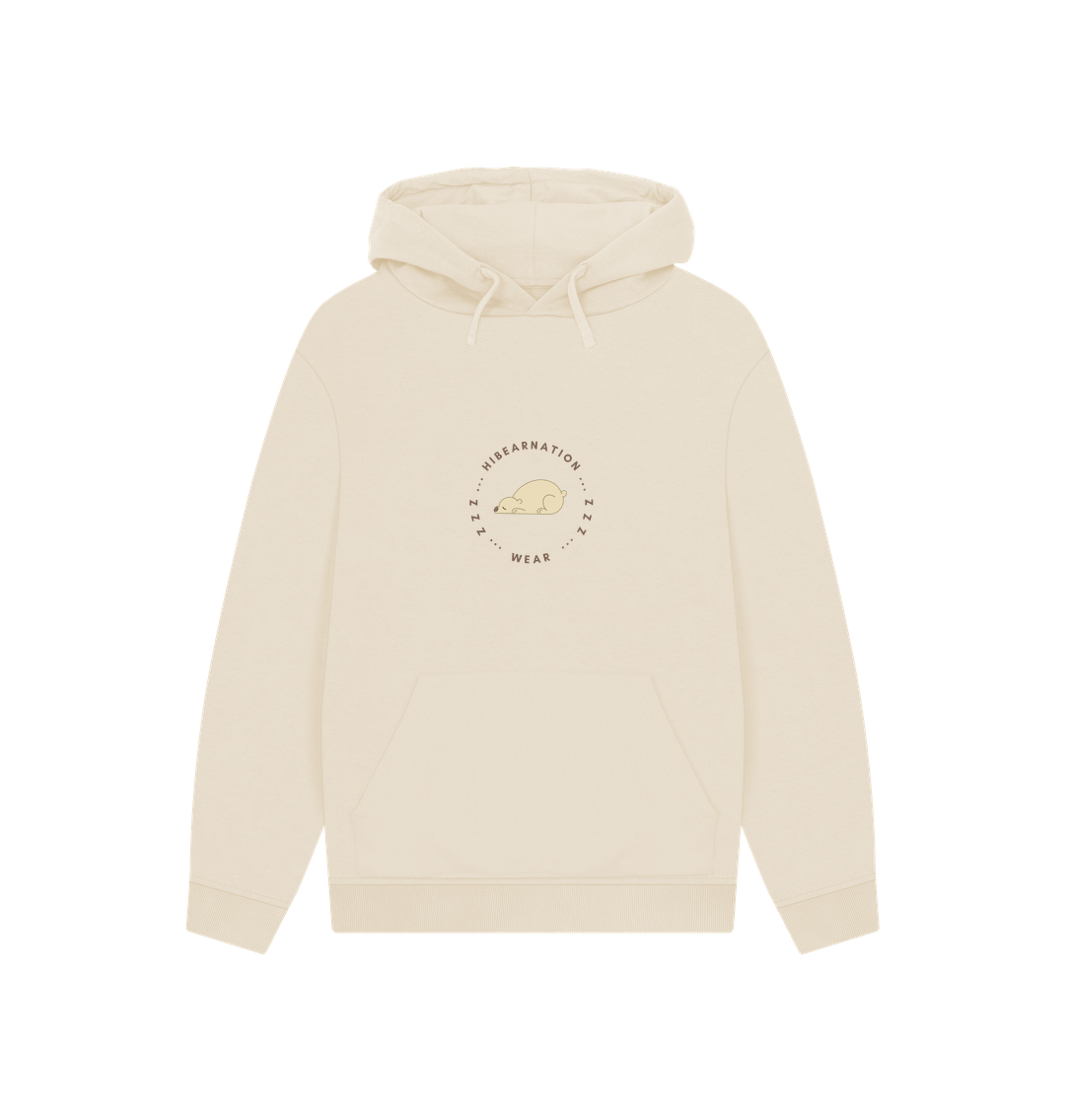 Oat Unisex Spectacled Bear Kangaroo Pocket Hoody