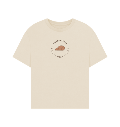 Oat Grizzly Oversized Women Top