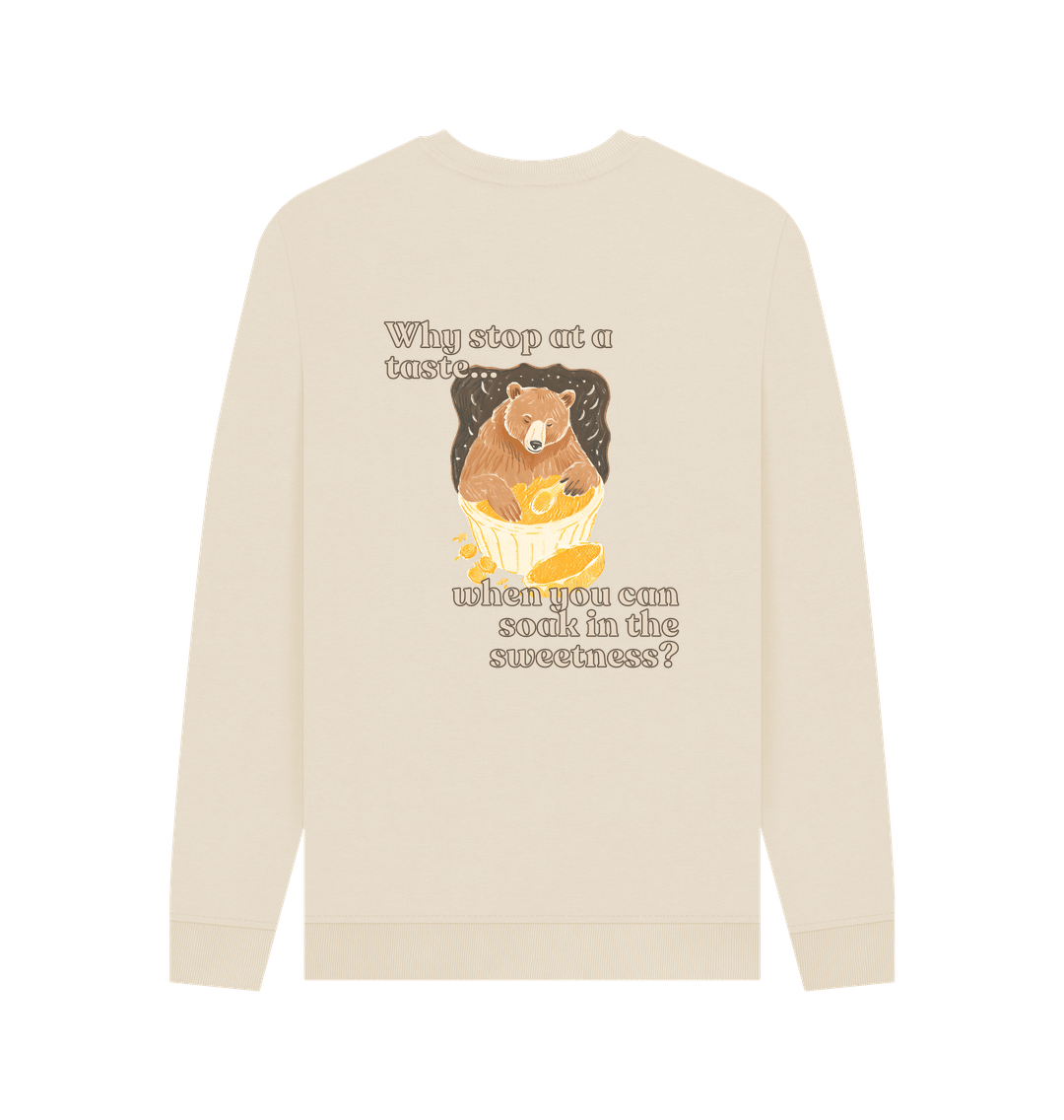 Oat Printed Sweater Back