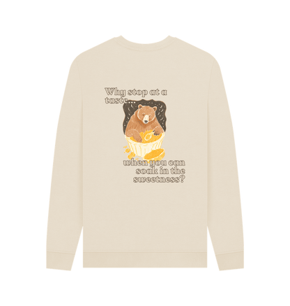Oat Printed Sweater Back