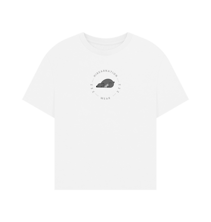 White Koala Oversized Top Women shirt