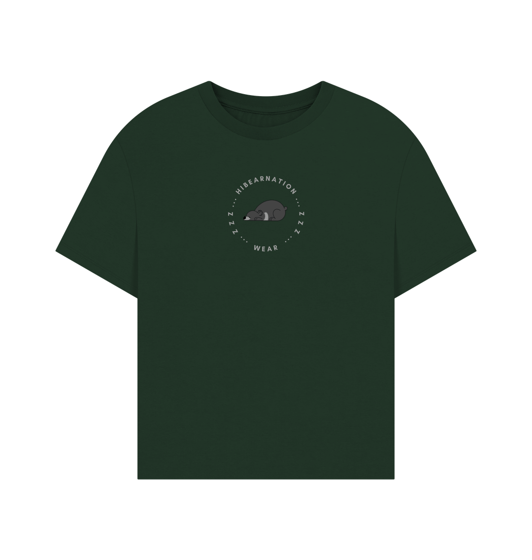 Evergreen Sloth Oversized Top Women