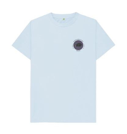 Sky Blue Spectacled Basic T-Shirt MF