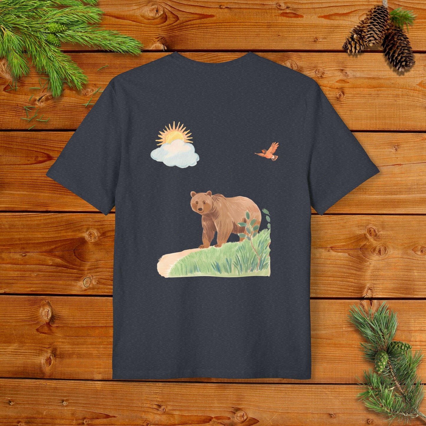 A Grizzly Sunny Day Stroll with a Robin I