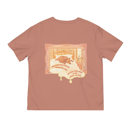 Cozy Unisex Fuser T-shirt with Artistic Design - Perfect for Relaxation and Casual Outings