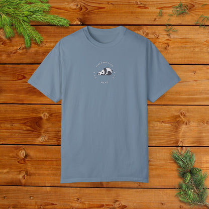 Unisex Garment-Dyed T-Shirt - Chill Bear & Panda Design | Perfect for Nature Lovers