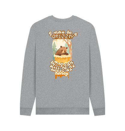 Light Heather Printed Sweater Back