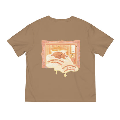 Cozy Unisex Fuser T-shirt with Artistic Design - Perfect for Relaxation and Casual Outings