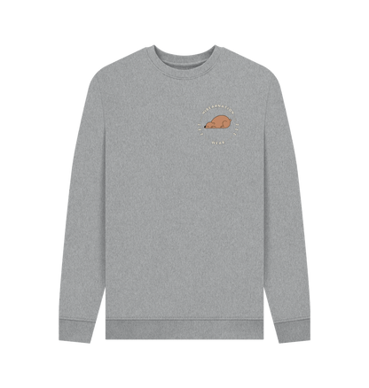 Light Heather Printed Sweater Front