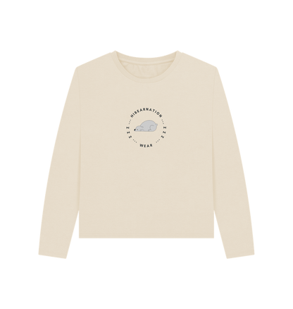 Oat Women Polar Bear Heavyweight Long Sleeve T-Shirt