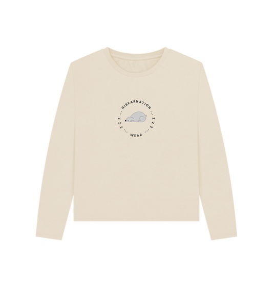 Oat Women Polar Bear Heavyweight Long Sleeve T-Shirt