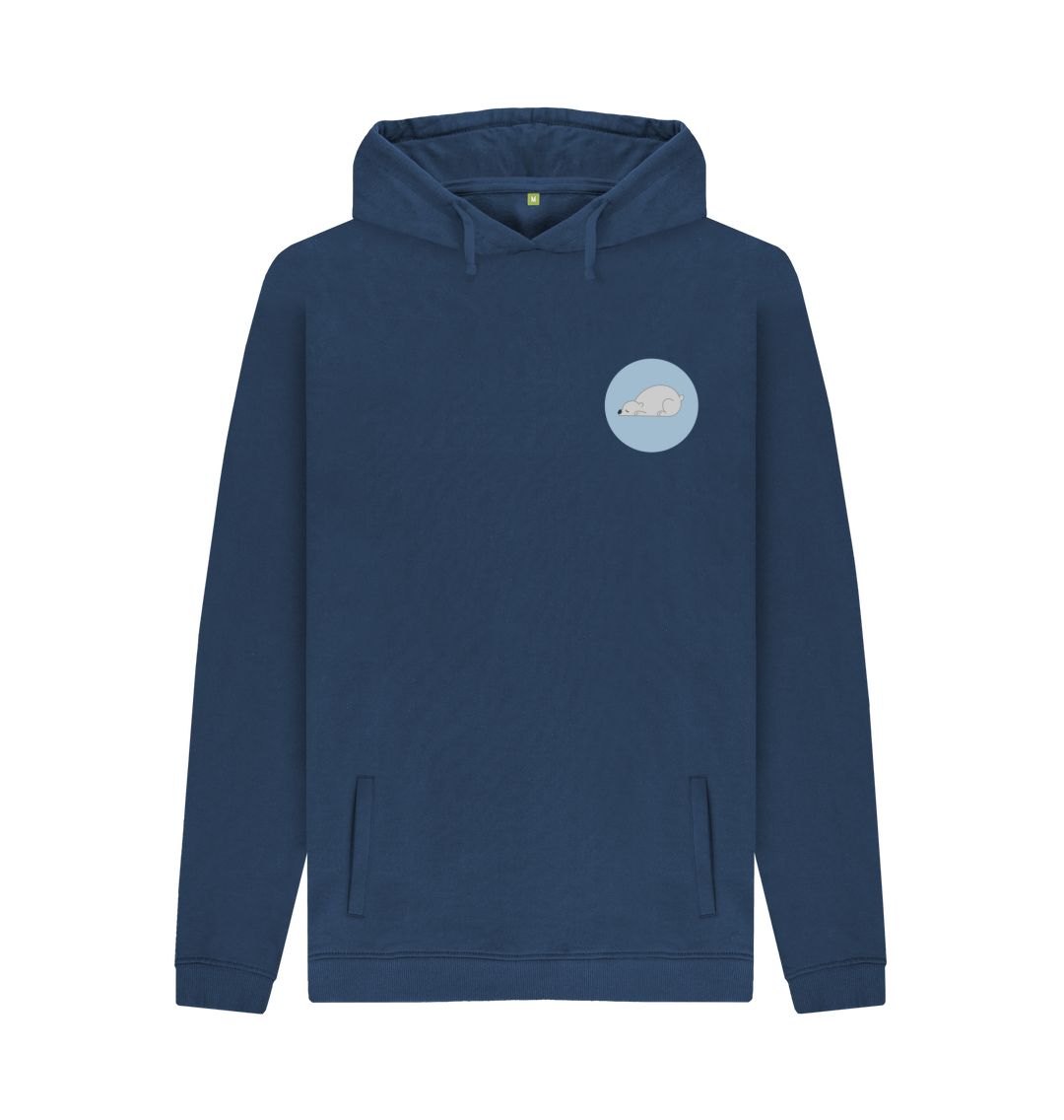 Navy Polar Bear hoodie 001
