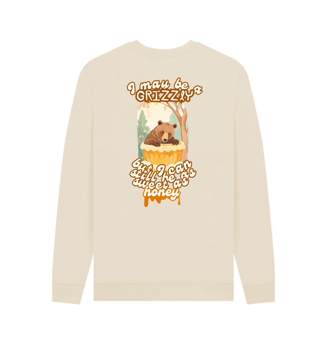 Oat Printed Sweater Back