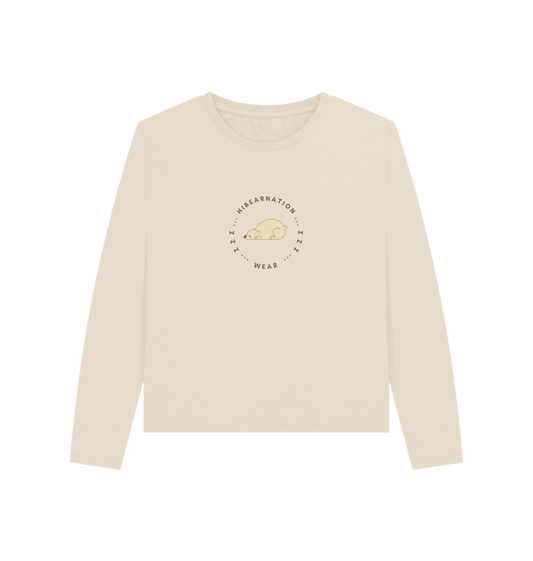 Oat Women Kermode Bear Heavyweight Long Sleeve T-Shirt