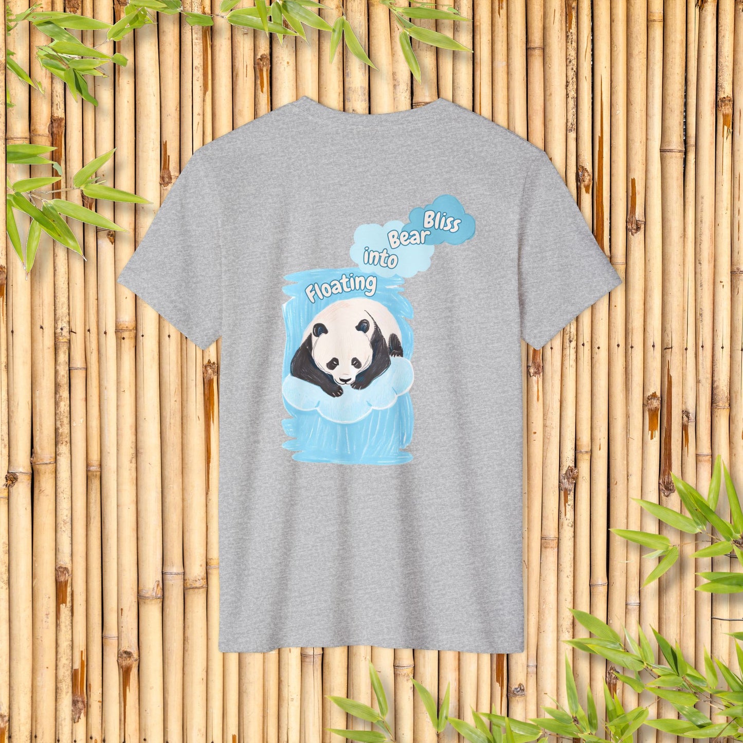 Unisex Recycled Organic T-Shirt - Floating Bliss Panda