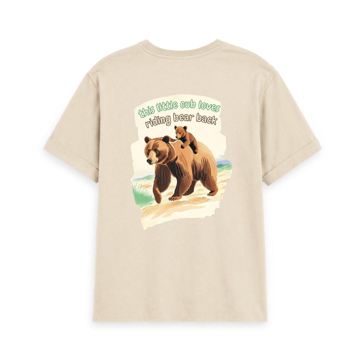 Oat Printed T-shirt Back