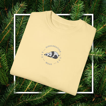 Unisex Garment-Dyed T-Shirt - Chill Bear & Panda Design | Perfect for Nature Lovers