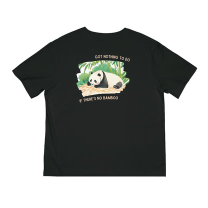 Unisex Panda Relaxation T-Shirt - "Got Nothing to Do If There's No Bamboo" Design