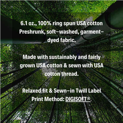 Panda Bear Heavyweight Garment-Dyed T-Shirt