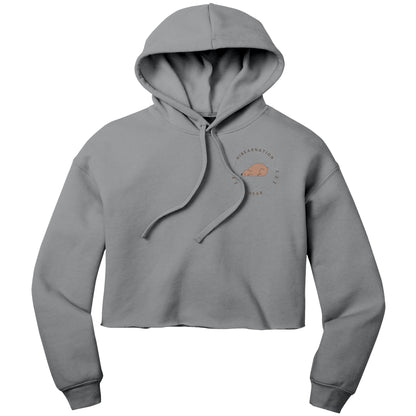 Classic Grizzly Logo Crop Fleece Dawn Hoodie