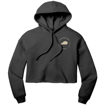 Kermode Bear Crop Fleece Dusk Hoodie