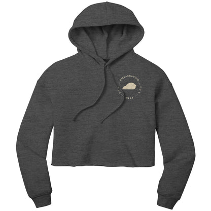 Kermode Bear Crop Fleece Dusk Hoodie