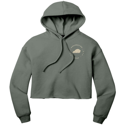Kermode Bear Crop Fleece Dusk Hoodie