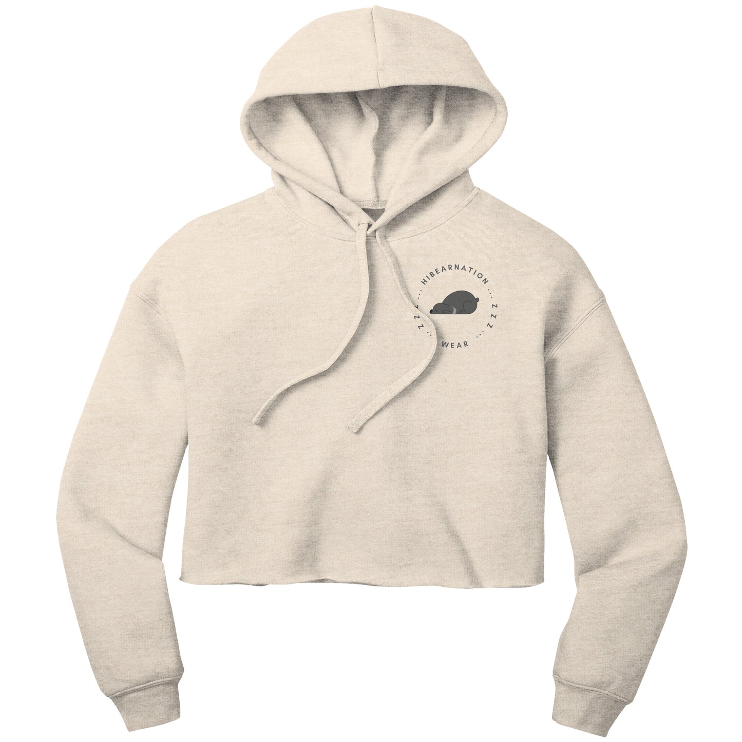 Moon Bear Crop Fleece Dawn Hoodie