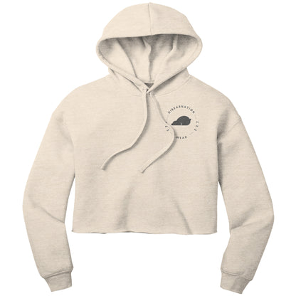 Moon Bear Crop Fleece Dawn Hoodie