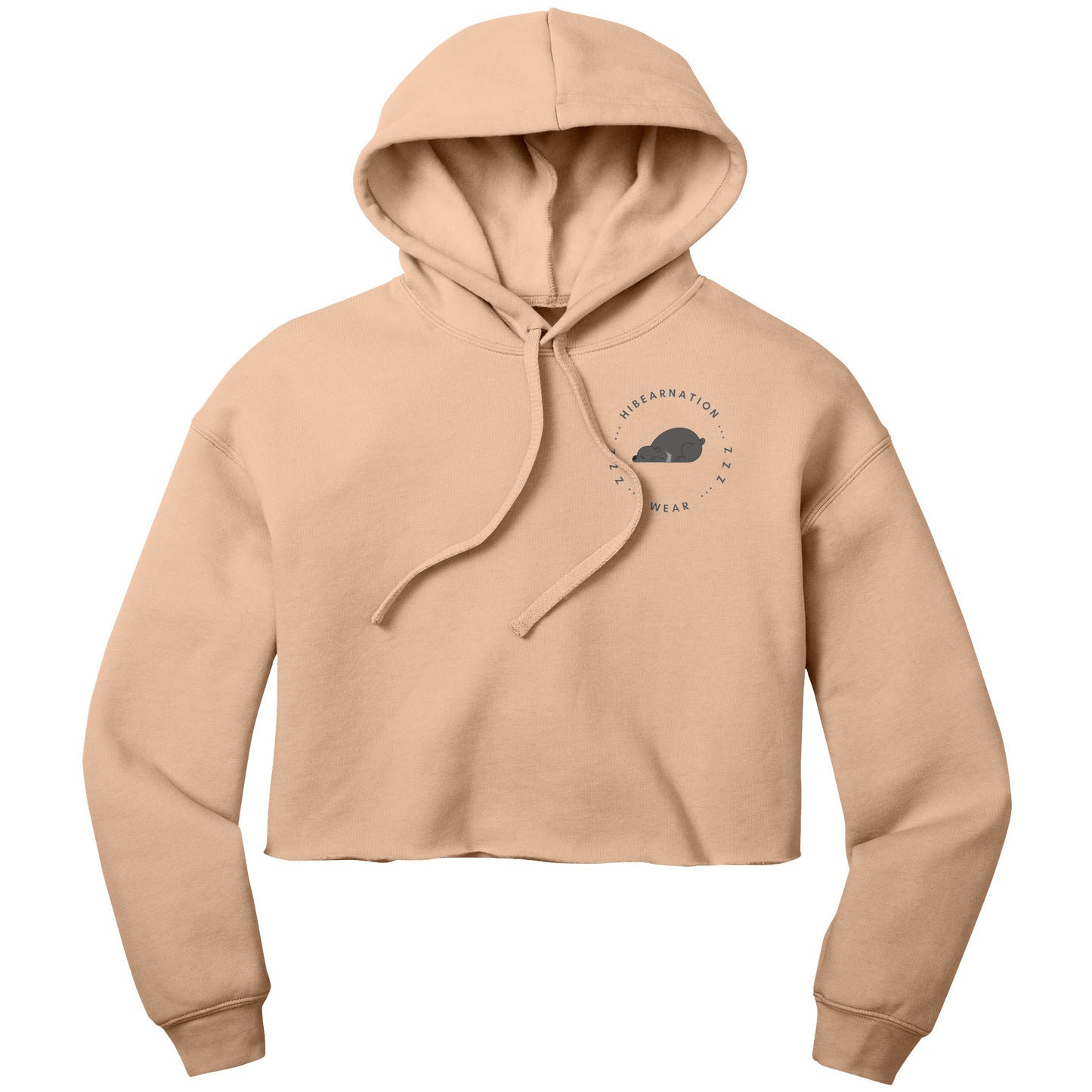 Moon Bear Crop Fleece Dawn Hoodie