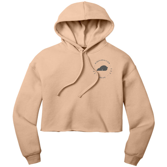 Moon Bear Crop Fleece Dawn Hoodie