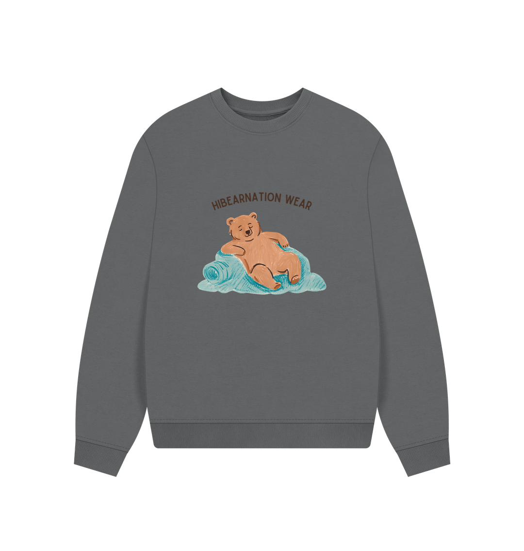 Slate Grey Sleep in 'til Spring like the Grizzly Dark Font