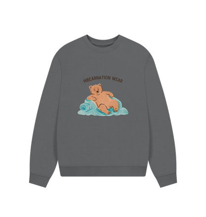 Slate Grey Sleep in 'til Spring like the Grizzly Dark Font