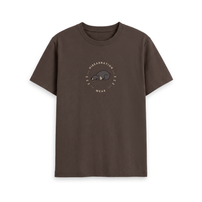 Chocolate Printed T-shirt Front