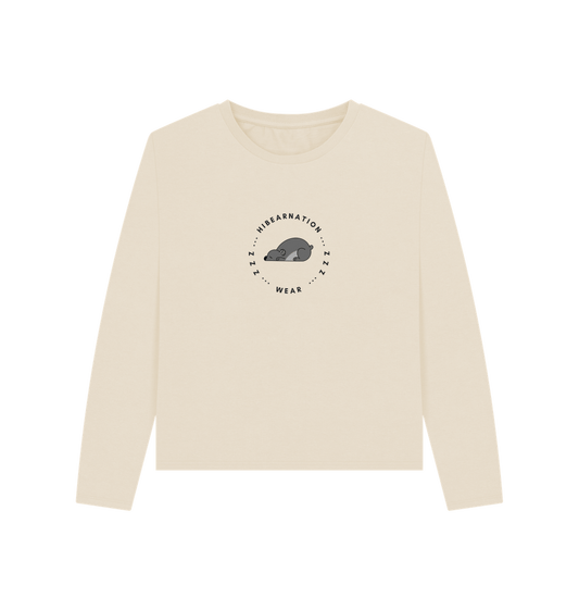 Oat Women Koala Bear Heavyweight Long Sleeve T-Shirt