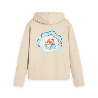 Oat Printed Hoody Back